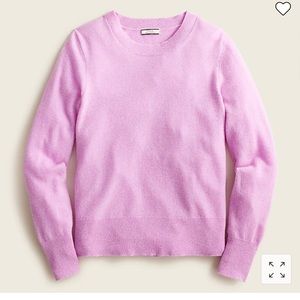 J.Crew Cashmere Relaxed Crewneck Sweater ~ XXS ~ Neon Thisle
